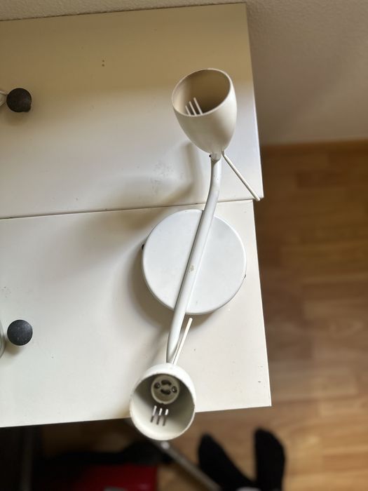 Candeeiro de dois suportes de lampada