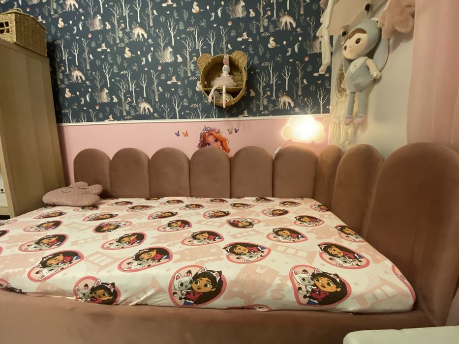 Łóżko dla dziecka tapcerowane
