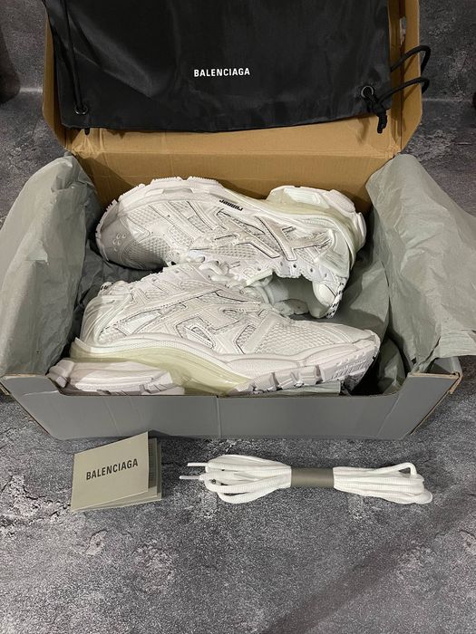[БЕЗ ПРЕДОПЛАТ] Balenciaga Runner White баленси баленсиага раннеры белые баленсі баленсіага раннери білі