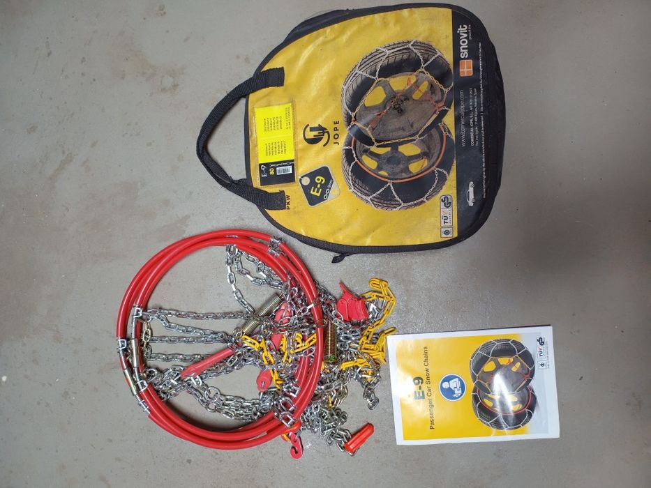 Łańcuchy śniegowe E9 homologacja Austria