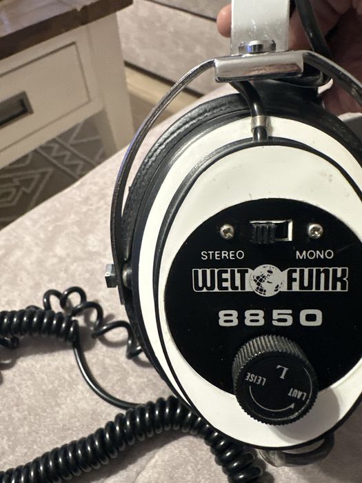 Sluchawki z epoki lat 70 vintage welt funk 8850 stan bdb polecam
