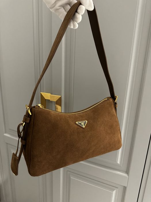 Torebka Prada Brown Suede