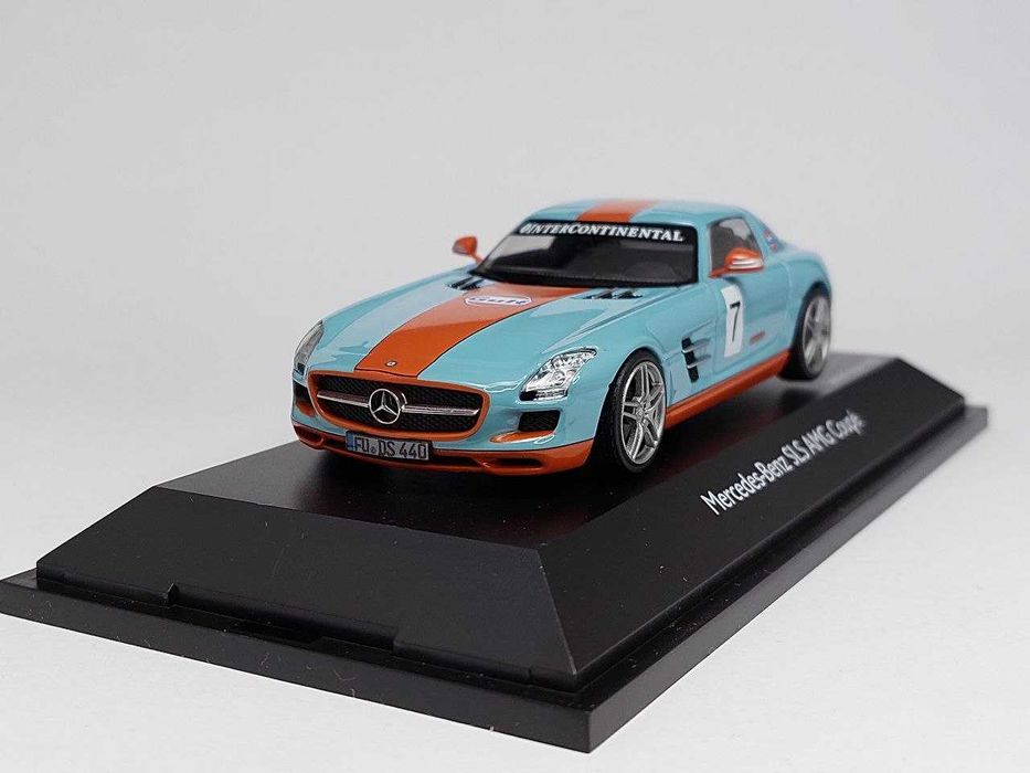 Масштабна модель 1/43 Mercedes SLS AMG gulf від Schuco: 2 700 грн