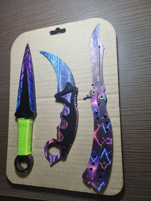 Деревянные ножи/керамбит/бабочка ,лот 3шт