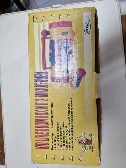 Leitor cassetes (ELTA) criança 2 microfones