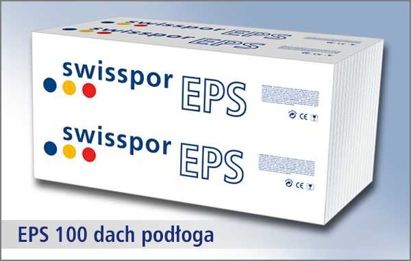 Styropian Swisspor dach/podłoga  EPS 100 lambda 0,036 grubość 10 cm, cena za za 1m2