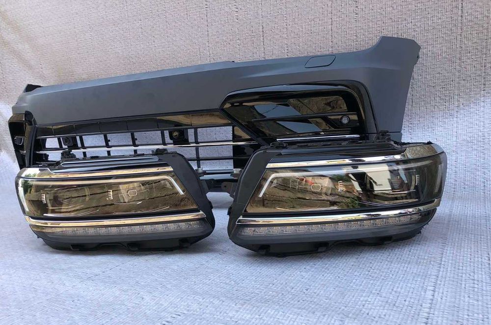 Бампер Volkswagen Tiguan R-Line 2017 2018 2019 2020 Фольцваген Тігуан