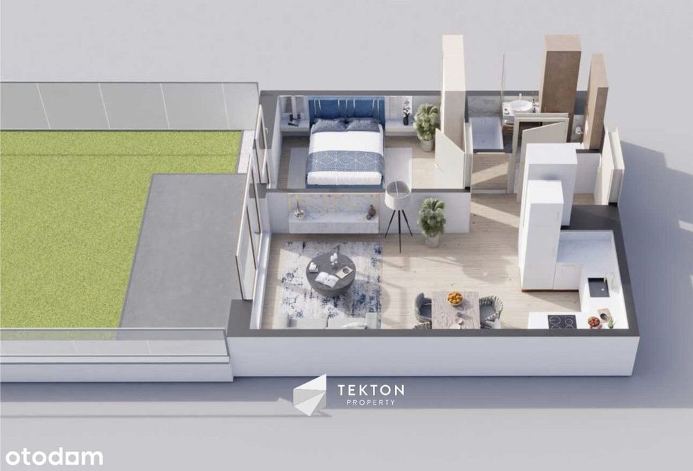 2 pokoje | Taras 56 m² | garaż | komórka - Widok 5