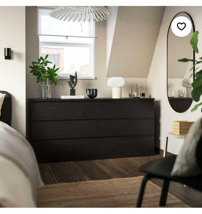 Quarto IKEA MALM c/ Arrumação (Cama 160x200) - Novo em Caixa