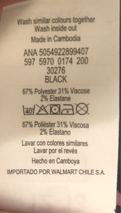 Czarna spódnica na gumkę