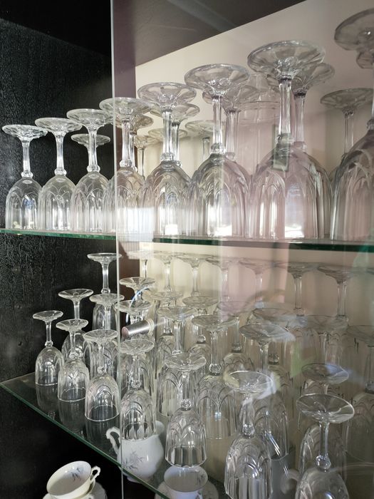 Serviço de copos semi cristal