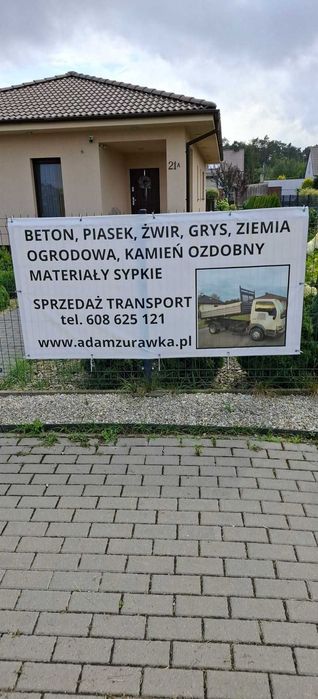 Materiały sypkie sprzedaż transport