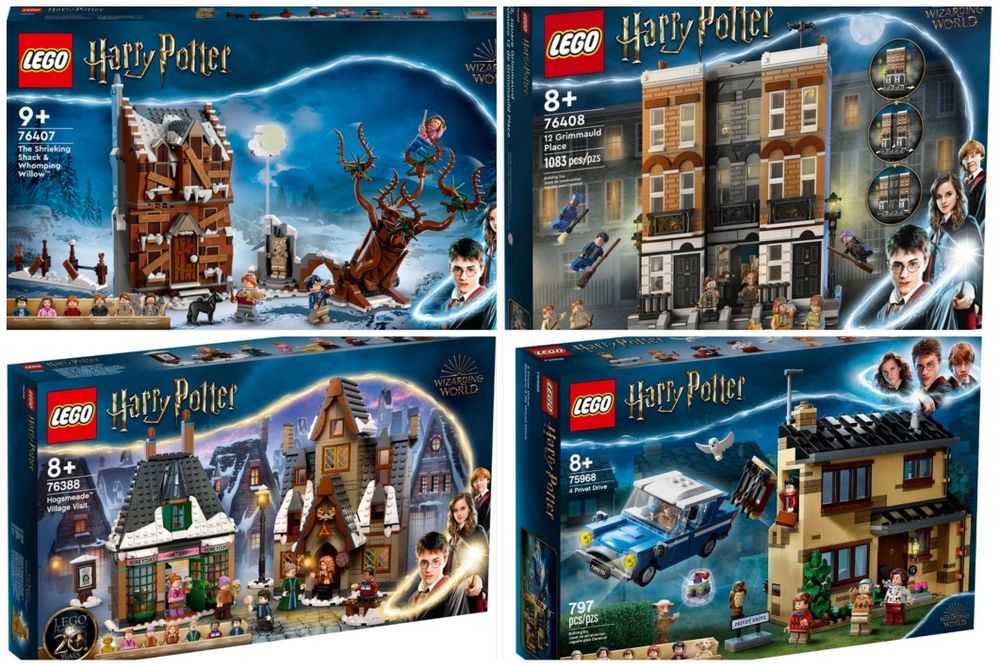 ОРИГИНАЛЬНЫЕ 24 НАБОРА Лего Гарри Поттер и Minecraf