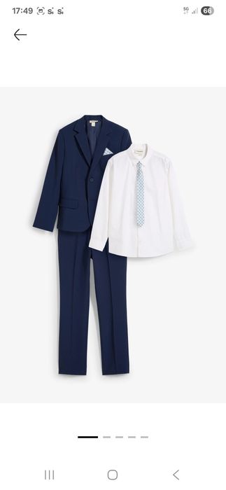 Garnitur chłopięcy r. 164 cm