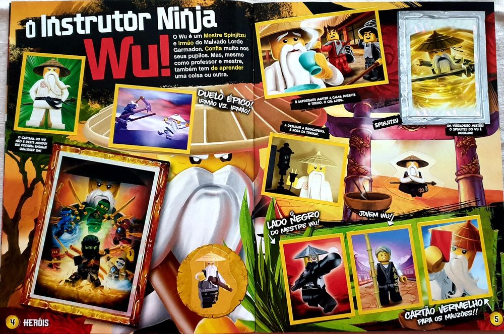 Caderneta cromos Lego Ninjago Legacy