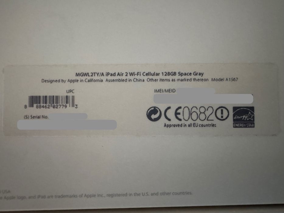 Apple - iPad Air 2 - Wi-Fi Cellular 128GB Space Gray