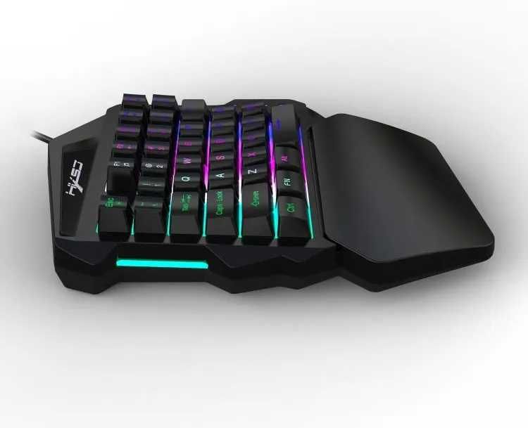KLAWIATURA HXSJ V100 LED - jednoręczna klawiatura keypad.
