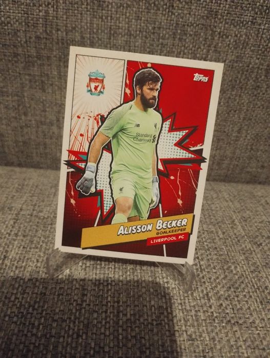 Topps fan set Liverpool 2023/24 Heroes alisson Becker