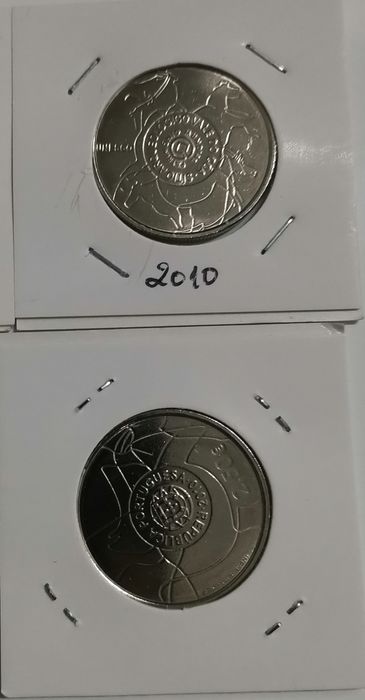 Conjunto das 4 Moedas de 2,5€ - Portugal 2010