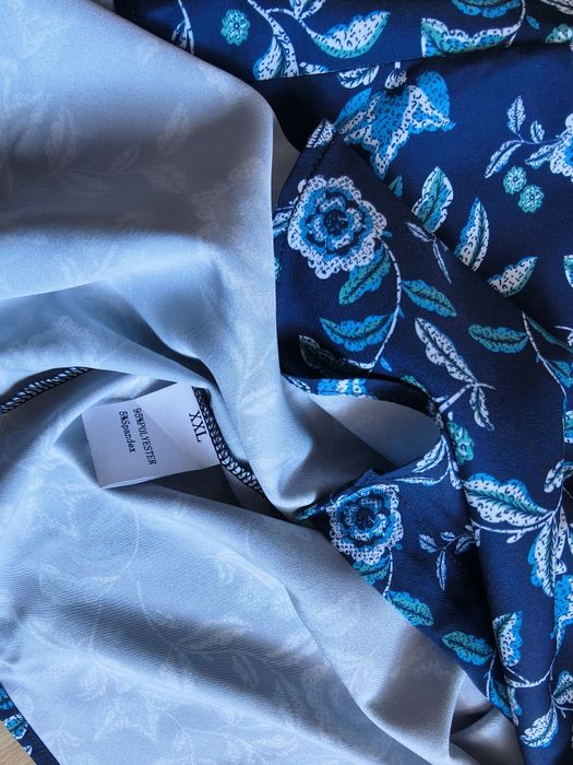 Lejąca koszula w kwiaty 2XL