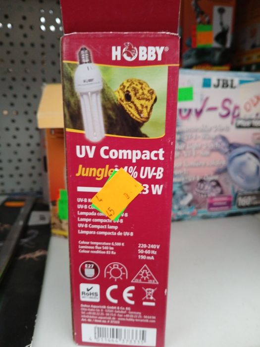 HOBBY UV Kompaktowy Jungle, 4% UV-B 23 W