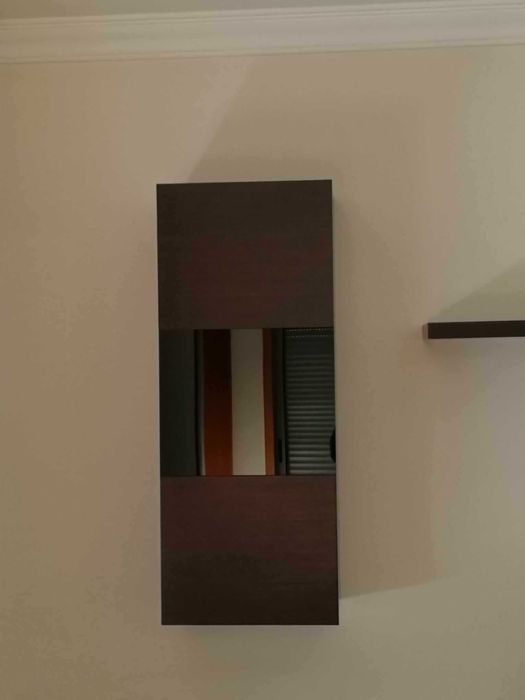 Mobília completa de sala de estar (Carvalho Wengue)