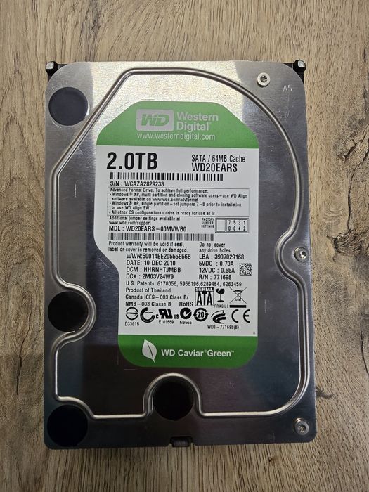 wd20ears - купити комп'ютери та комплектуючі - Ціна на OLX.ua
