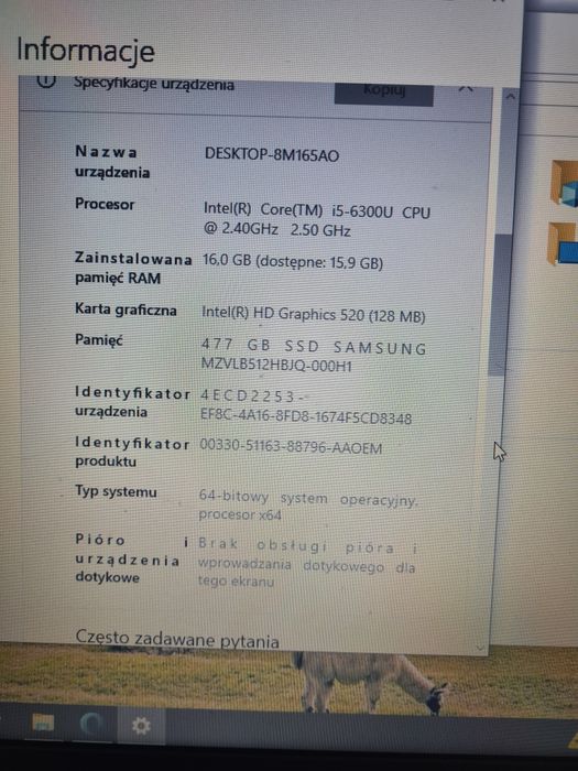 Hp ProBook 650 g2, i5, 16GB RAM, 500GB SSD