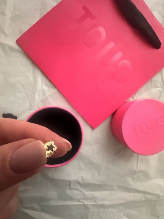 Tous onyks komplet pozłacany