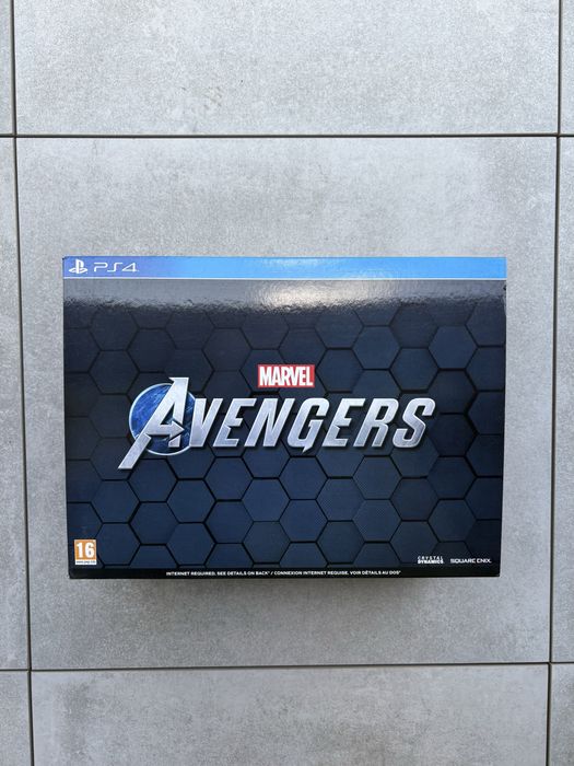 Sony Playstation 4 Marvel Avengers Collectors Edition Edycja Kolekcjonerska Steelbook Figurka Unikat Zestaw