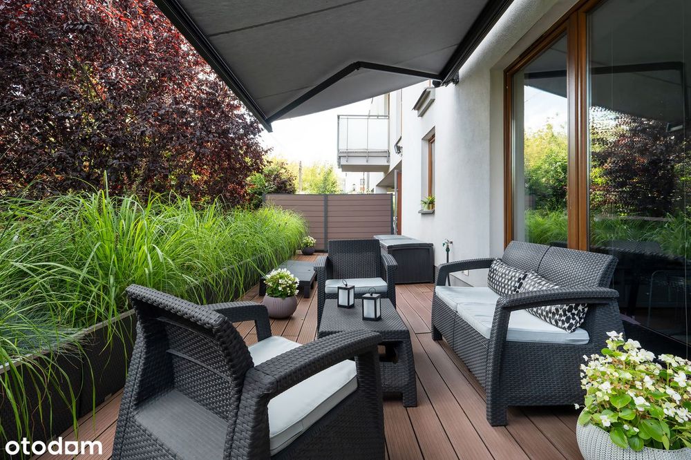 Przestronny apartament 106 m² z dużym ogrodem i tarasem / Mokotów