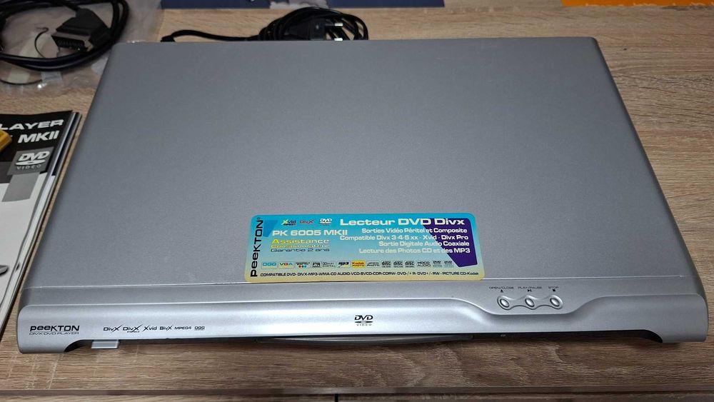 Leitor de DVD, DivX Peekton PK 6005 MKII