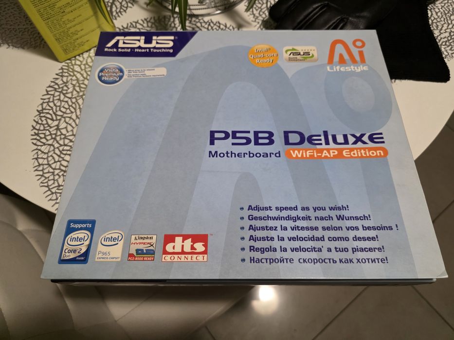 NOWA unikatowa płyta główna flagowy model ASUS P5B Deluxe Wi-Fi