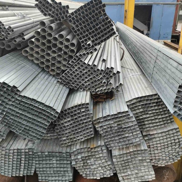 Труби металеві для будівництва заборів, ангарів, нові, закритий склад