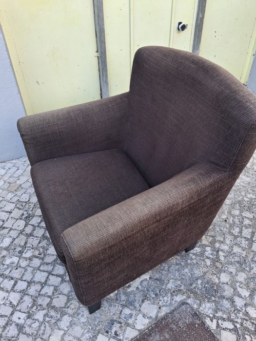Poltrona em tecido