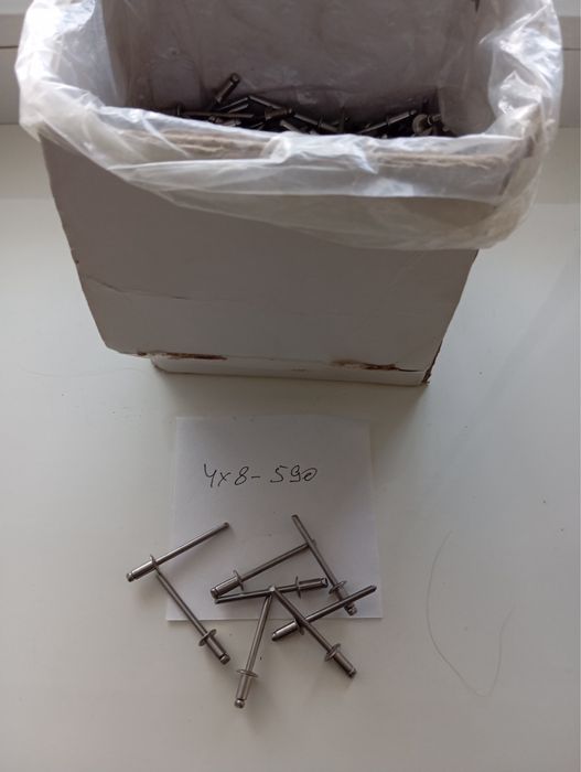 Вытяжные заклёпки 4 мм + заклёпочники. Продажа комплектом или отдельно