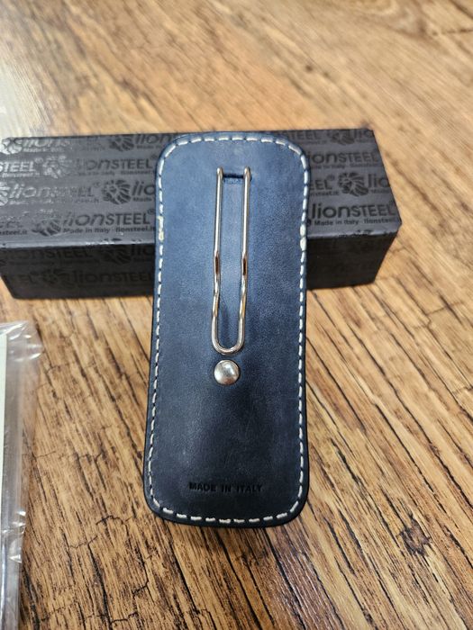 Lionsteel Thrill blue titanium m390 + etui