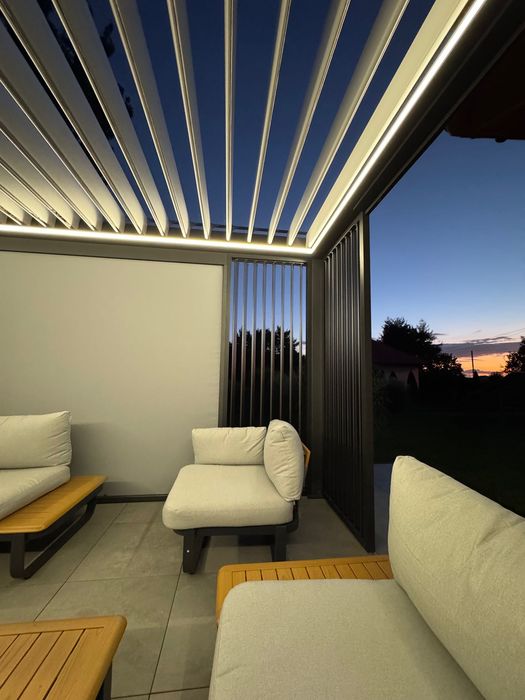 pergola lamelowa aluminiowa SB400