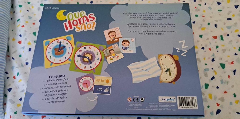 Jogo "Que horas são?" Da Europrice
