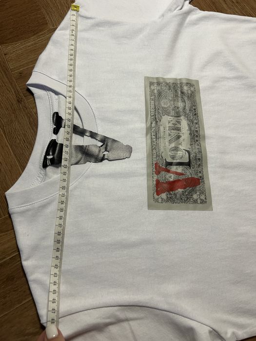 Футболка біла Vlone Dollar М