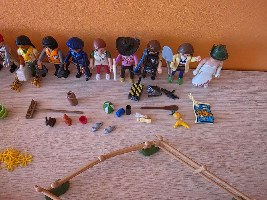 11 Sztuk Figurka Play Mobile Gazetka 2 Płotki Akcesoria Tygrys Duchy