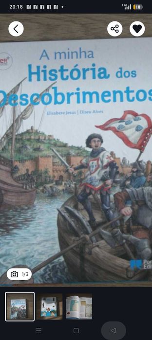 A Minha História dos Descobrimentos 2 exemplares 5 cada