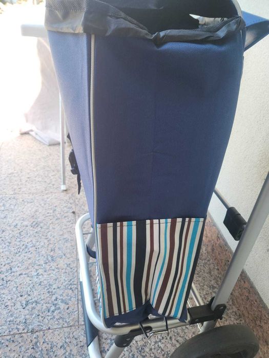 Pojemna, wytrzymała torba na wózek zakupowy. Uniwersalna. Nowa!