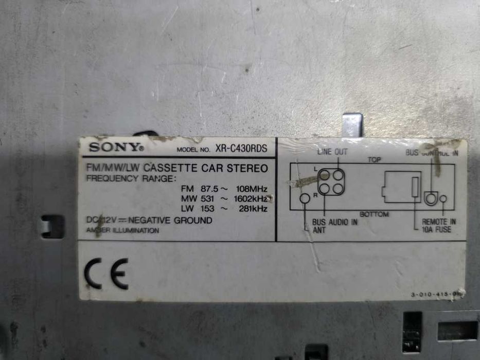 Radio odtwarzacz SONY XR-C430RDS
