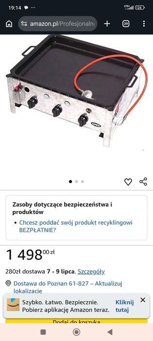 Grill gazowy nowy