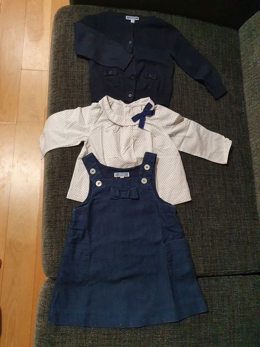 Conjunto Jacadi menina 12 meses