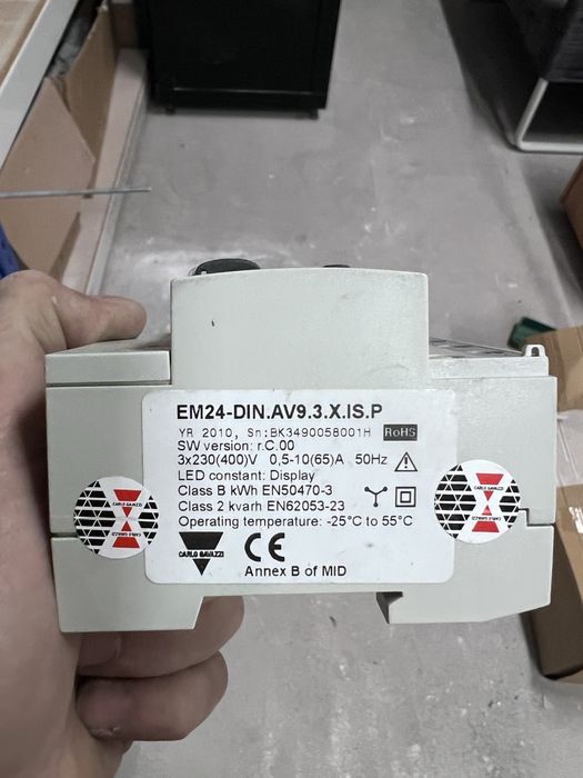 Carlo Gavazzi EM24-DIN.AV9.3X.IS.P Energy Meter