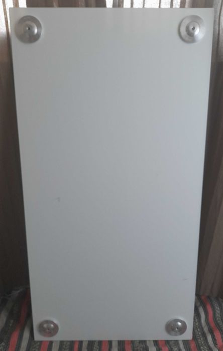 Secretária IKEA Glasholm em vidro temperado 100x52cm com 4 pés ADILS