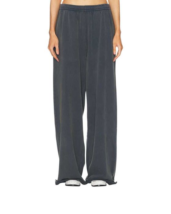 Штани Acne Studios Felly Gothic Logo Sweatpant Ocean Blue