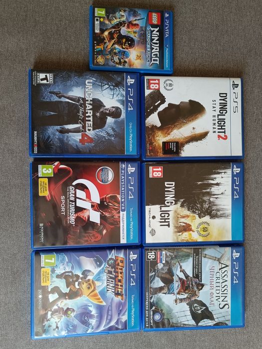 Ігри ps5, ps4, PS Vita playstation 4,5 комплект